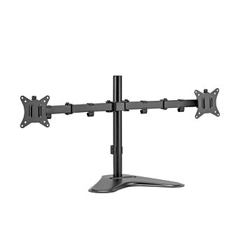 Dual Articulating Monitor Arm with Stand Base