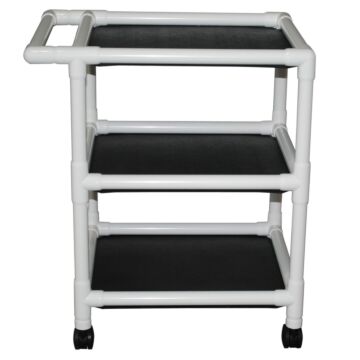  Non-Magnetic MRI 3 Shelf Utility Cart without Cover
