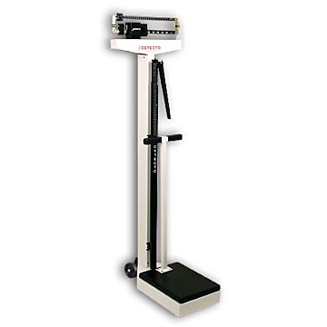 448 Eye-Level Physician Scale with Handpost / Height Rod / Wheels