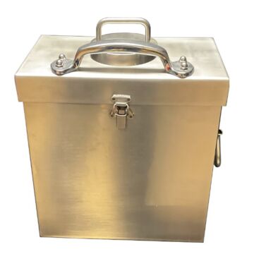 High Energy PET Shielded Syringe Disposal Container | 1” Lead Lined