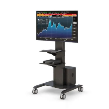 Rolling Computer Telemedicine Medical Monitor Utility Cart   