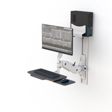 ErgoMount Wall Mounted Track – Versatile Computer Workstation