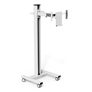 Mobile DR/CR Cassette Panel Holder - Full Motion - Telescoping Arm, Tilt and Rotate