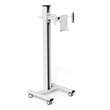 Mobile DR/CR Cassette Panel Holder - Fixed Arm with Tilt and Rotate
