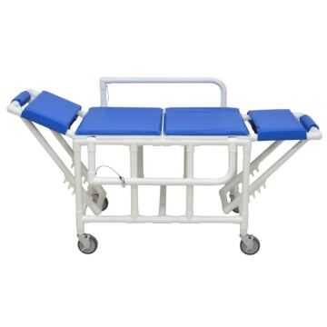 Folding Gurney with Sectional Padding