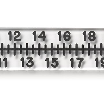 Radiopaque X-Ray Lead Ruler (Acrylic)