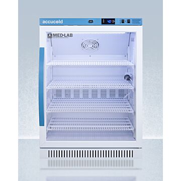 6 Cu.Ft. ADA Height Clear Door Medical Refrigerator