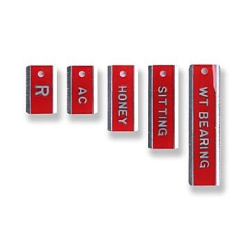 Wafer Thin Custom Word Marker - Aluminum 