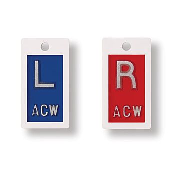 1/2" Plastic X-Ray Lead Marker Set - Initials Optional