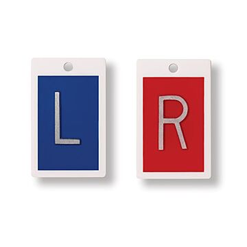 1" Plastic X-Ray Lead Marker Set - Initials Optional