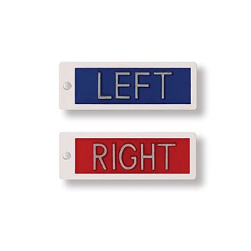 Right and Left Plastic X-Ray Lead Marker Set - Initials Optional