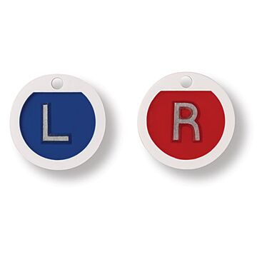 Circle Plastic X-Ray Lead Marker Set - Initials Optional