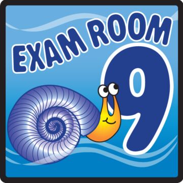 Pediatric Exam Room Sign (Exam Room #9)