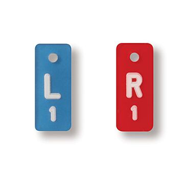 Mark-Clear Vertical Left and Right Marker Set - Optional Digit