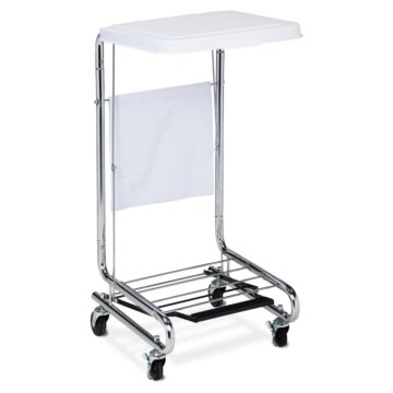 Square Tilt-Lid Hamper with foot pedal