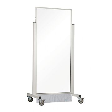 Large Window Mobile Radiation Protection Barrier