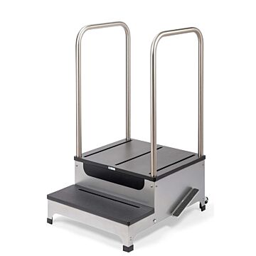 Lateral View Two Step Weight Bearing Platform with Swivel 360 System
