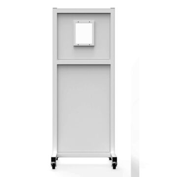 30"x72" Mobile Radiation Shield with 10"x12" Window