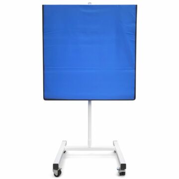 Max Mobile Lead Shield with H-Base - 48"W x 48"L