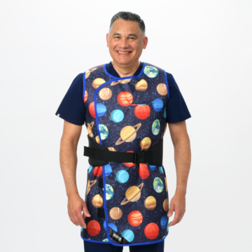 Infab Classic Black Belt Full Wrap Lead Apron - MODEL LSW