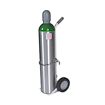 MRI Compatible Oxygen M Cylinder Cart