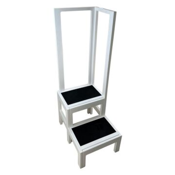 MR Conditional Double Step Stool w/ Handrail