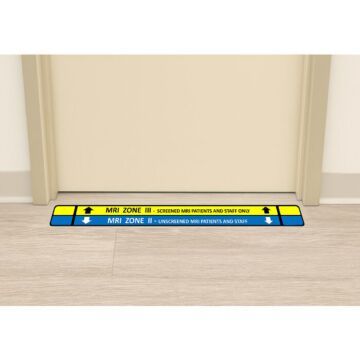 MRI Zone 2 to 3 Doorway Floor Sticker