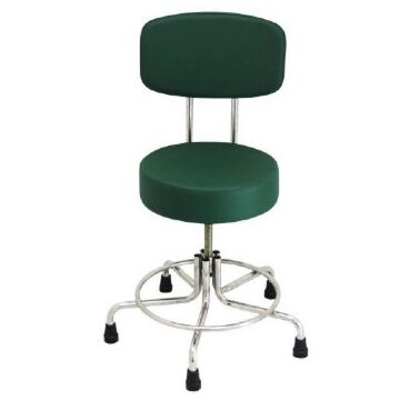 MRI Non-Magnetic Stool with backrest