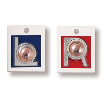 7/8" Position Indicator X-Ray Lead Marker Set - Initials Optional