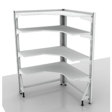 Corner UltraFrame X-Ray Accessory Storage Shelf