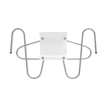 Wall Mounted Chrome Lead Apron and Glove Holder