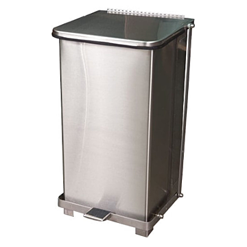 12 Gallon Shielded Step-On Waste Can