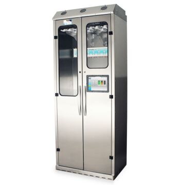 SureDry Cabinet with 14 Endoscope Tracking System and Dri-Scope Aid®, Stainless, Key Lock