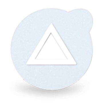 Suremark Clearmark Metal Free Semi-Lucent Triangle Marker