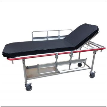 MRI Non-Ferrous Stretcher with Flip Down Side Rails