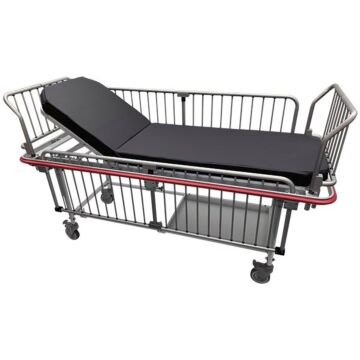 MRI Non-Ferrous Stretcher with Wrap Around Rails