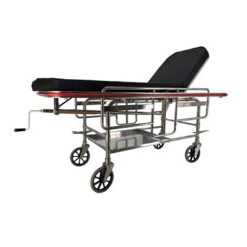 Non-Magnetic MRI Stretcher - Bariatric, 600 lb. Capacity  (Crank Assembly)