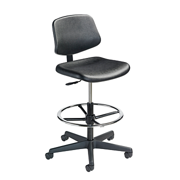 Poly Wide Seat Lab Stool