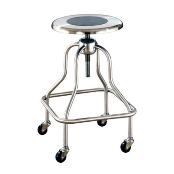 Short Stainless Steel Revolving Stool