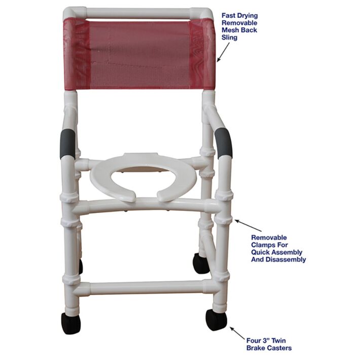 Buy Standard Knockdown PVC Shower Chair 18