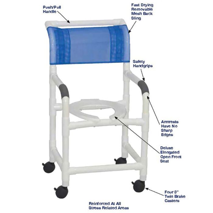 Buy Standard PVC Shower Chair 18