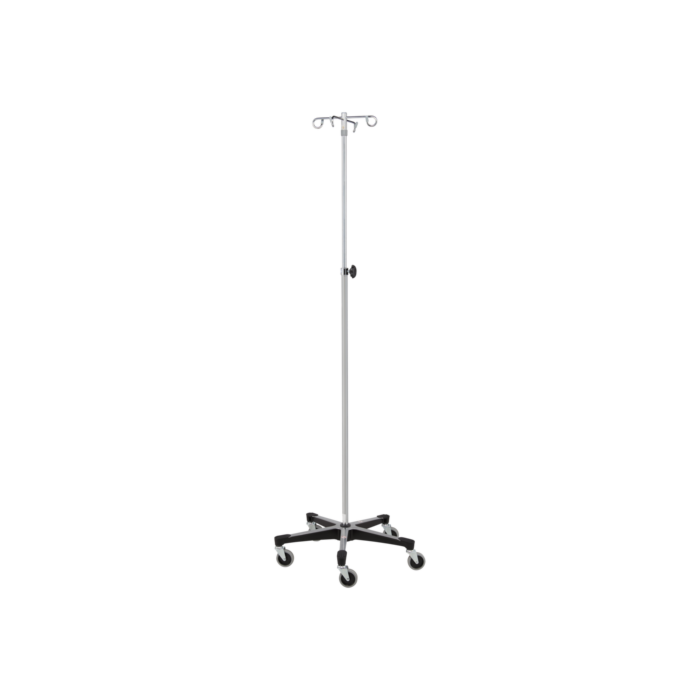 Blickman 4 Hook Heavy Duty IV Stand with Tru-Loc (5 Legs)