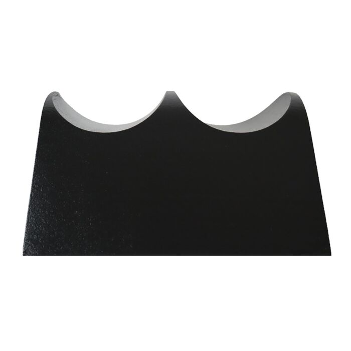 Leg Rest with Knee Cutouts (7x13x17.5) - Coated