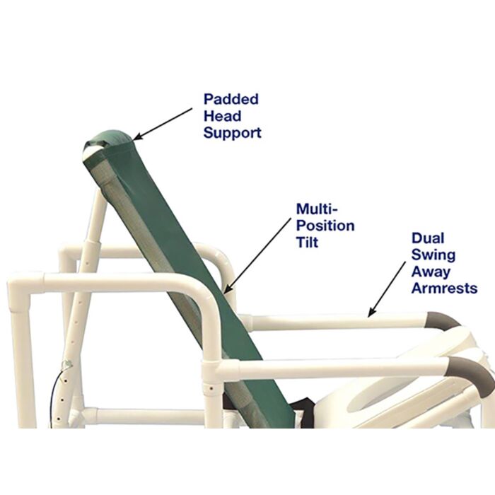 Tilt-N-Space PVC Shower Chair  (18" Width)