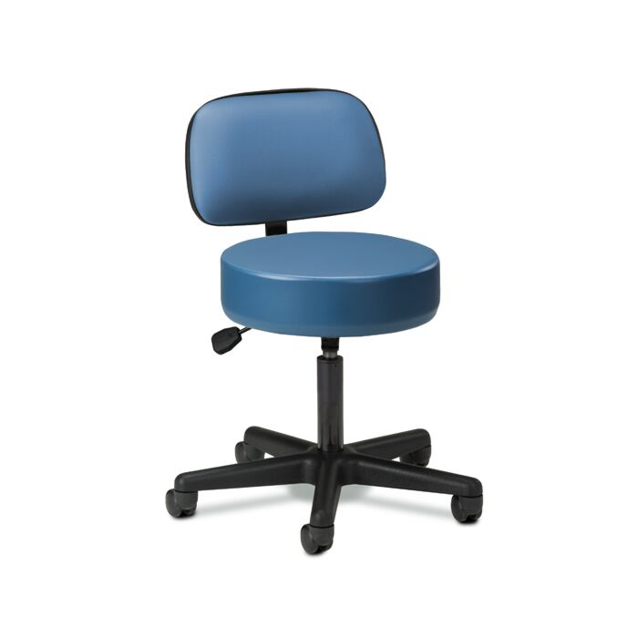 Black Base, 5-Leg, Pneumatic Stool