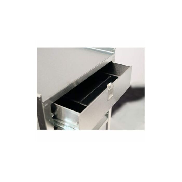 300 Lb Capacity Compact Utility Stand with Drawer