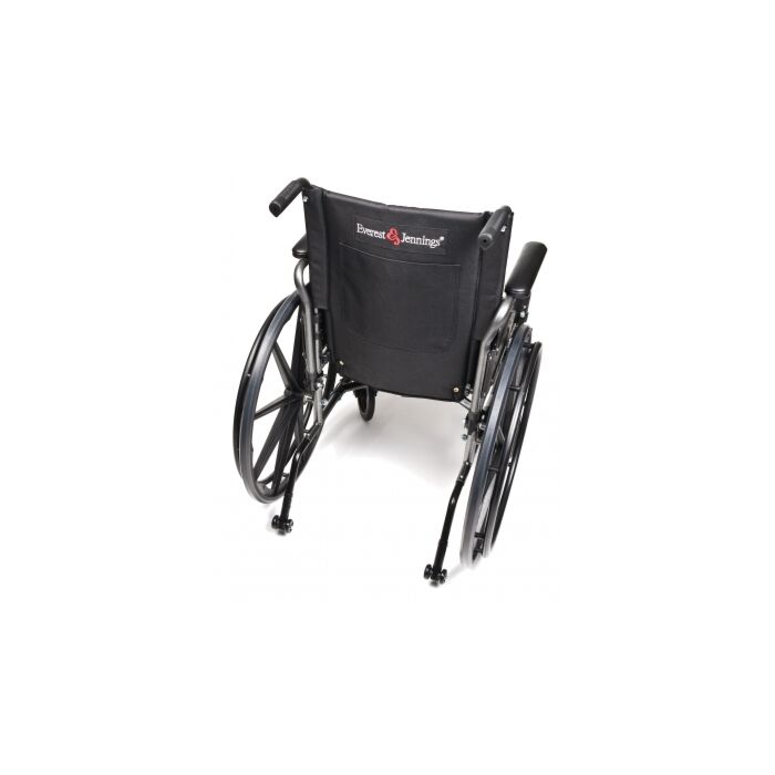 Standard Wheelchair 18" x 16" elevating Legrests Full Arm