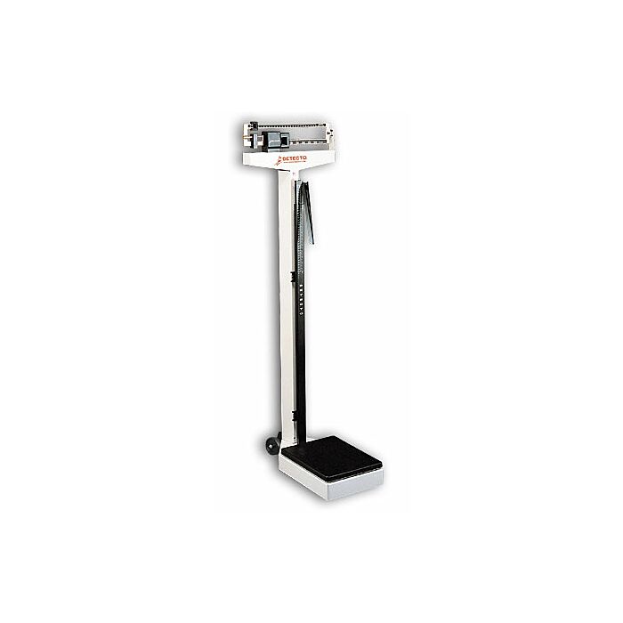 338 Dual Reading Eye-Level Physician Scale with Height Rod / Wheels
