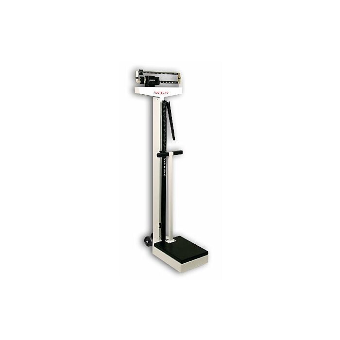 Detecto Physician Scale w/ Wheels, Handpost & Height Rod 448