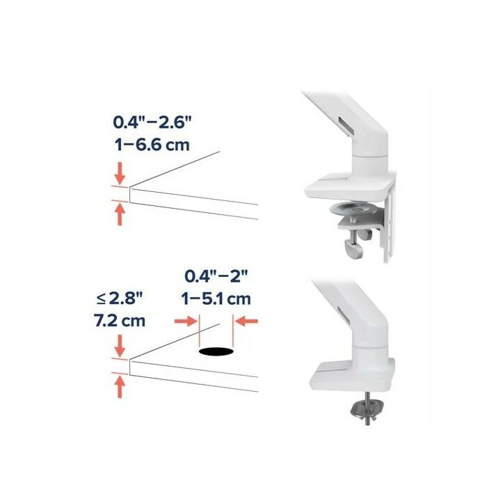 HX Desk Monitor Arm – Holds up to 42 lb Monitors